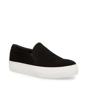 STEVE MADDEN GILLS BLACK SUEDE